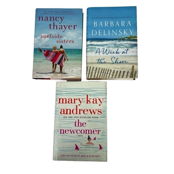 Nancy Thayer/Barbara DELINSKY/Mary Kay Andrews Fiction Books Summer Beach Reads - Picture 1 of 8